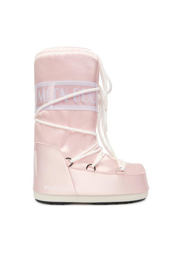 Śniegowce Moon Boot. Kolor: różowy