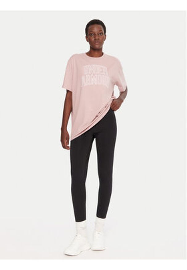 Under Armour T-Shirt Ua Rival Campus 6007883 Różowy Oversize. Kolor: różowy. Materiał: syntetyk