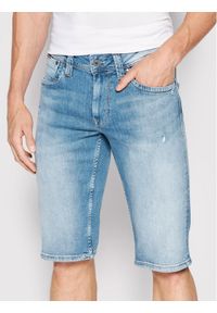 Szorty jeansowe Pepe Jeans. Kolor: niebieski. Materiał: bawełna #1