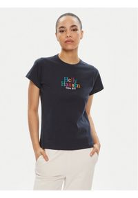 Helly Hansen T-Shirt W Core Graphic T-Shirt 54080 Granatowy Regular Fit. Kolor: niebieski. Materiał: bawełna #1