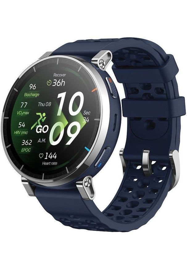 AMAZFIT - Smartwatch Amazfit Smartwatch Amazfit Active 3 Premium NFC Atlas Blue. Rodzaj zegarka: smartwatch