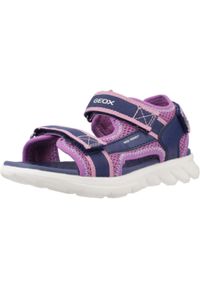 Geox - Sandały GEOX J SANDAL AIRADYUM GI Niebieski. Kolor: niebieski. Materiał: syntetyk, tkanina. Sport: turystyka piesza