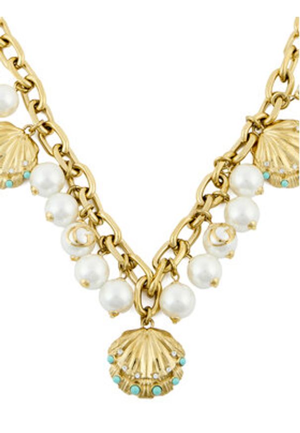 Guess Naszyjnik JUBN05 122JW Złoty. Materiał: metalowe. Kolor: złoty