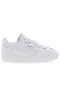 Buty Puma Palermo Moda 39773801 - białe. Okazja: na co dzień. Kolor: biały. Materiał: skóra, syntetyk, guma. Szerokość cholewki: normalna