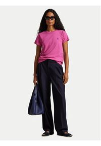 Polo Ralph Lauren T-Shirt 211B14605018 Różowy Classic Fit. Typ kołnierza: polo. Kolor: różowy. Materiał: bawełna #4