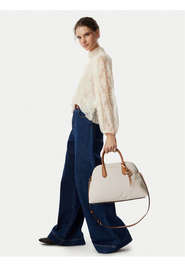 MICHAEL Michael Kors Torebka 30T6GX4S7B Kremowy. Kolor: kremowy. Materiał: skórzane