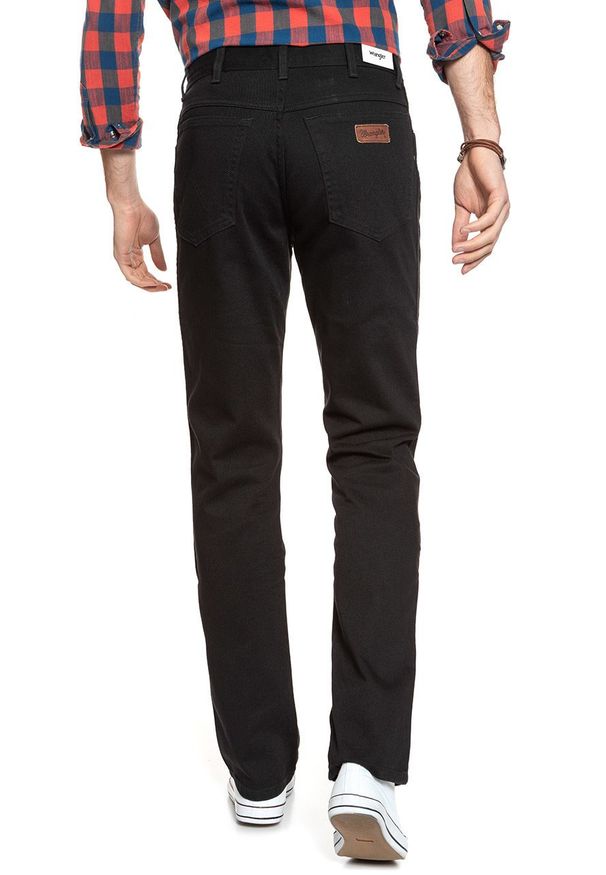 Wrangler - WRANGLER SPODNIE MĘSKIE REGULAR FIT BLACK W10I13M80 112125983
