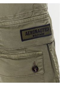 Aeronautica Militare Spodnie materiałowe 231PA1528CT3093 Zielony Tapered Fit. Kolor: zielony. Materiał: materiał, bawełna #4
