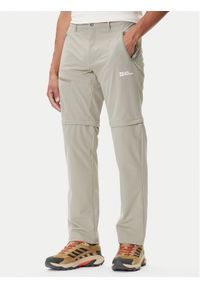 Jack Wolfskin Spodnie outdoor Pico Trail A63905 Beżowy Regular Fit. Kolor: beżowy. Materiał: syntetyk. Sport: outdoor #1