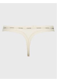 Calvin Klein Underwear Komplet 3 par stringów 000QD3802E Kolorowy. Materiał: syntetyk. Wzór: kolorowy