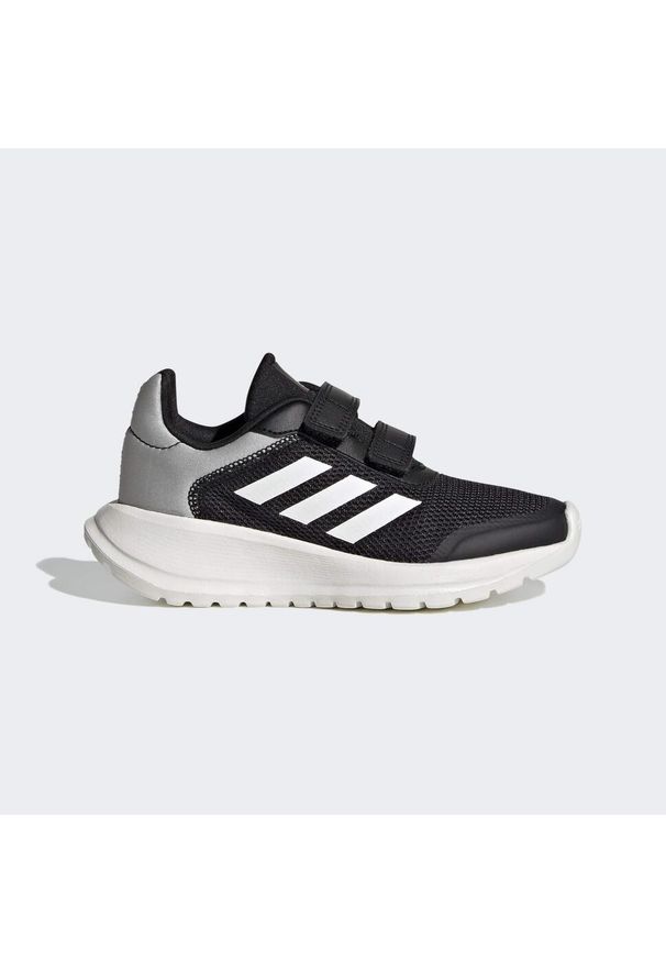 Buty do chodzenia dla dzieci Adidas Tensaur Run Shoes. Kolor: czarny, szary, biały, wielokolorowy. Materiał: materiał. Sport: bieganie, turystyka piesza
