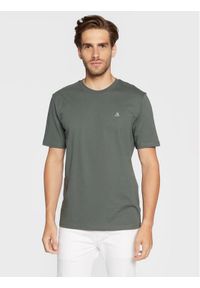 Marc O'Polo T-Shirt B21 2012 51054 Zielony Regular Fit. Typ kołnierza: polo. Kolor: zielony. Materiał: bawełna