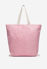 Renee - Jasnoróżowa Torebka Egis. Kolor: różowy. Wzór: nadruk. Styl: wakacyjny #3