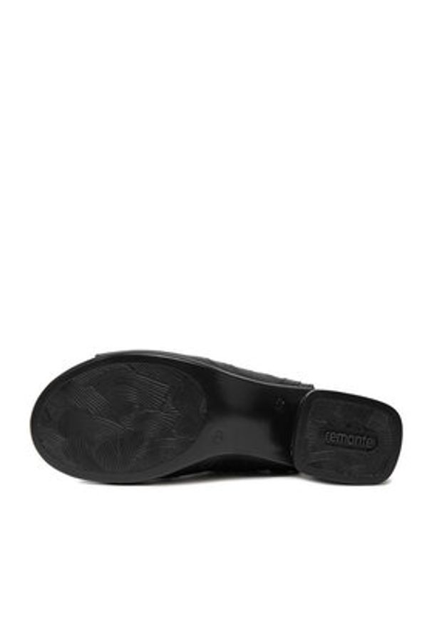 Remonte Sandały R8769-00 Czarny. Kolor: czarny. Materiał: skóra