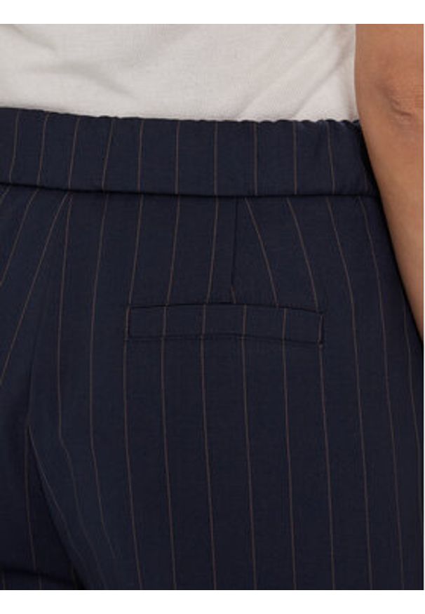 Maryley Spodnie materiałowe 25IB598/M17/35BL Granatowy Regular Fit. Kolor: niebieski. Materiał: syntetyk