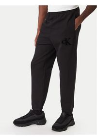 Calvin Klein Jeans Spodnie dresowe GSM LV04RD252G Czarny Regular Fit. Kolor: czarny. Materiał: bawełna #1