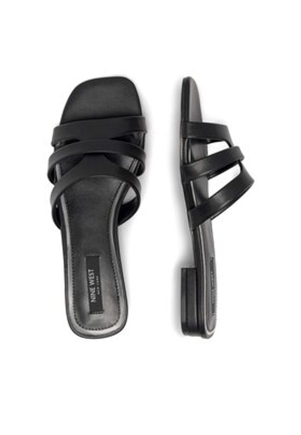 Nine West Klapki 123AL1207-1 Czarny. Kolor: czarny. Materiał: syntetyk