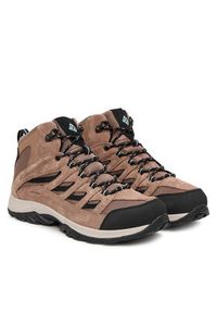 columbia - Columbia Trekkingi Crestwood Mid Waterproof 2100641 Brązowy. Kolor: brązowy. Materiał: materiał. Sport: turystyka piesza #4
