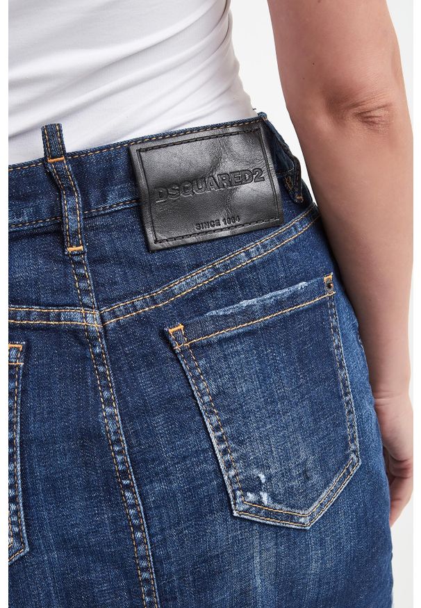 Spódnica jeansowa DSQUARED2. Materiał: jeans