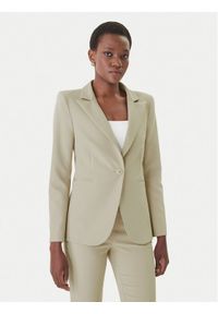 Rinascimento Marynarka CFC0127895003 Beżowy Slim Fit. Kolor: beżowy. Materiał: syntetyk #1