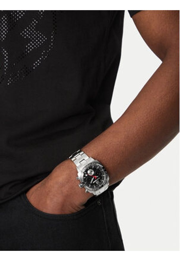 Plein Sport Zegarek Wildcat PSGBA1123 Srebrny. Kolor: srebrny. Styl: sportowy