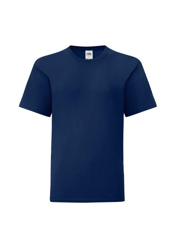 FRUIT OF THE LOOM - Koszulka Dziecięca Iconic 150 Plain T-shirt. Kolor: niebieski