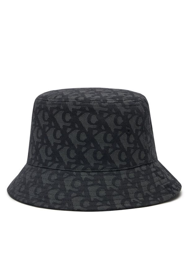 Calvin Klein Jeans Kapelusz Logo Jacquard Bucket Hat LV04K5059G Czarny. Kolor: czarny. Materiał: poliester, materiał