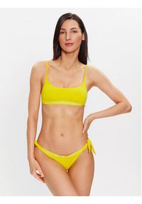 TOMMY HILFIGER - Tommy Hilfiger Dół od bikini UW0UW04583 Żółty. Kolor: żółty. Materiał: syntetyk