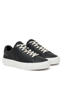 TOMMY HILFIGER - Tommy Hilfiger Sneakersy Premium Dress Cupsole FM0FM05572 Czarny. Kolor: czarny. Materiał: skóra