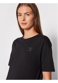 Diadora T-Shirt Blink 102.177789 Czarny Regular Fit. Kolor: czarny. Materiał: bawełna #5