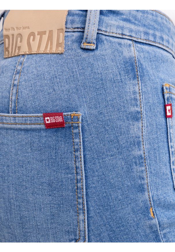 Big-Star - Jeansy damskie flare niebieskie Sophie 343. Stan: podwyższony. Kolor: niebieski. Sezon: lato. Styl: vintage, klasyczny