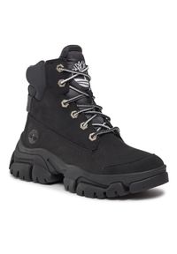 Timberland Botki Adley Way Sneaker Boot TB0A5XBG0151 Czarny. Kolor: czarny. Materiał: nubuk, skóra