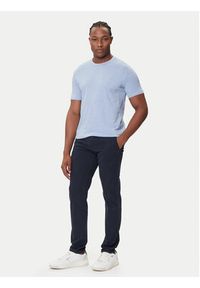 BOSS T-Shirt Tegood 50508243 Błękitny Regular Fit. Kolor: niebieski. Materiał: bawełna