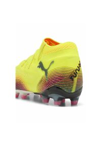 Puma - Buty piłkarskie FUTURE 8 ULTIMATE AG PUMA Yellow Alert Black Sun Struck Pink. Kolor: żółty, wielokolorowy, różowy, czarny. Sport: piłka nożna