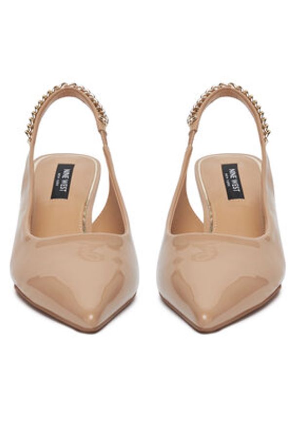 Nine West Sandały PXSH28-31 Beżowy. Kolor: beżowy. Materiał: skóra