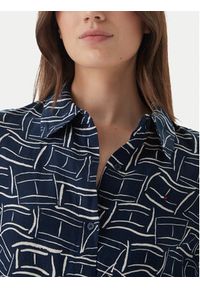 TOMMY HILFIGER - Tommy Hilfiger Koszula WW0WW44679 Granatowy Regular Fit. Kolor: niebieski. Materiał: len #4