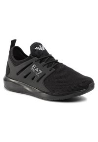 Sneakersy EA7 Emporio Armani - X8X052 XCC57 A083 Triple Black. Okazja: na co dzień. Kolor: czarny. Materiał: materiał. Szerokość cholewki: normalna. Styl: casual, sportowy #1