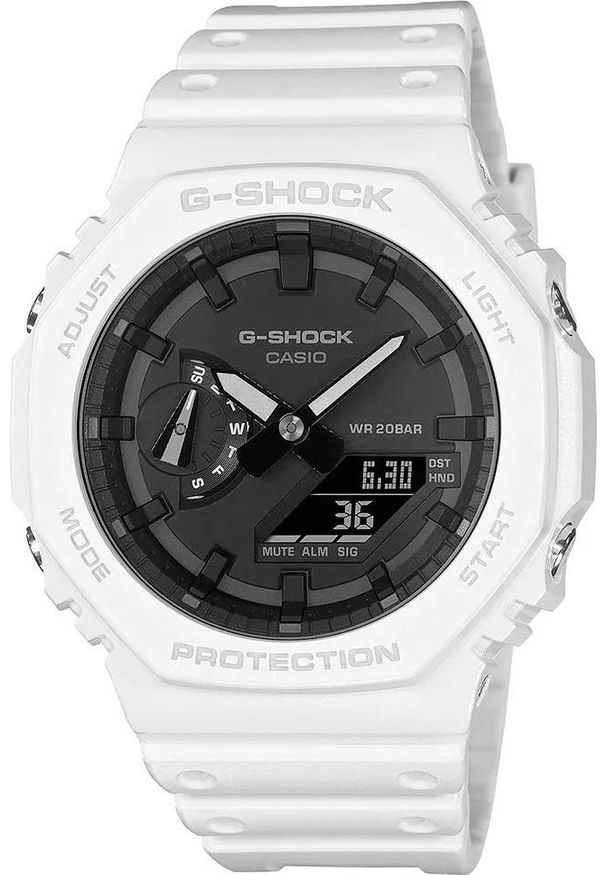 Zegarek Casio Zegarek męski Casio G-SHOCK GA-2100-7AER Carbon Core Guard