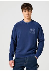 Wrangler - WRANGLER MĘSKA BLUZA CASEY JONES SWEATSHIRT NAVY 112357366 W6J9017358