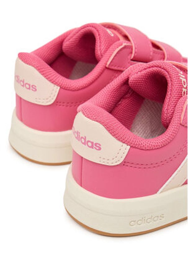 Adidas - adidas Sneakersy Grand Court 3.0 JP9377 Różowy. Kolor: różowy. Materiał: skóra