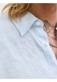 Jack & Jones Koszula Lawrence 12293563 Niebieski jasny Regular Fit. Kolor: niebieski. Materiał: len #2