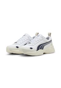 Puma - Sneakersy unisex Cilia Mode Lux PUMA White Navy Warm Blue. Kolor: biały, wielokolorowy, niebieski