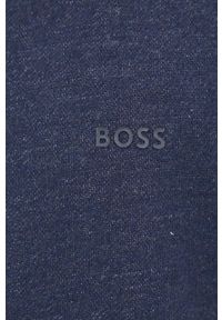 BOSS Orange - Boss Orange bluza bawełniana BOSS ORANGE męska kolor granatowy melanżowa. Kolor: niebieski. Materiał: bawełna. Wzór: melanż #5
