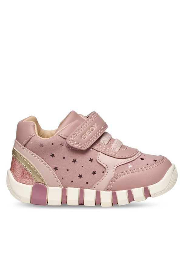 Sneakersy Geox. Kolor: różowy