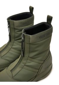 Moon Boot Śniegowce Luna Zip Boot 80D2480010 Khaki. Kolor: brązowy. Materiał: materiał