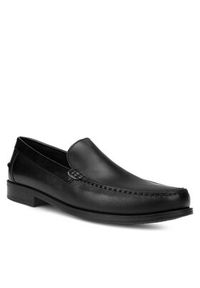Geox Mokasyny U New Damon U641ZA 00043 C9999 Czarny. Kolor: czarny. Materiał: skóra #5