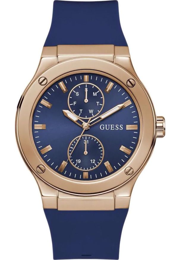 Zegarek Guess Zegarek męski Guess GW0491G4 niebieski. Kolor: niebieski