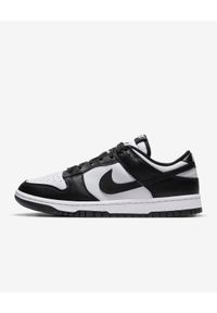Nike Dunk Low Retro "Panda" Sneakersy męskie. Okazja: na co dzień, do pracy, na uczelnię. Kolor: biały. Materiał: guma, syntetyk, skóra. Szerokość cholewki: normalna. Sezon: lato #4