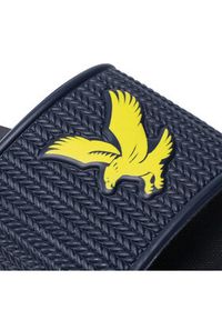 Lyle & Scott Klapki Easy Slide FW1407 Granatowy. Kolor: niebieski