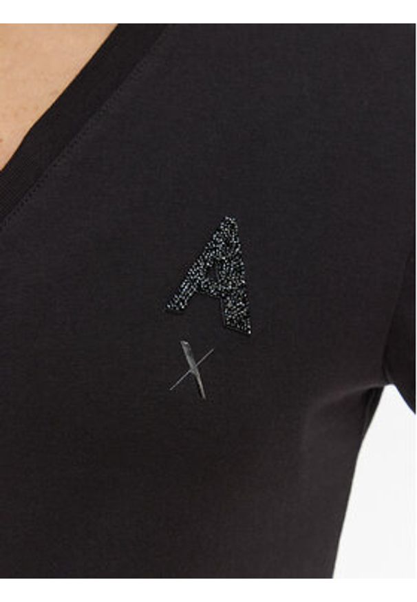 Armani Exchange T-Shirt XW002330 AF10356 UC001 Czarny Regular Fit. Kolor: czarny. Materiał: bawełna